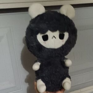 Adorable Black Plush Toy for Small Pets